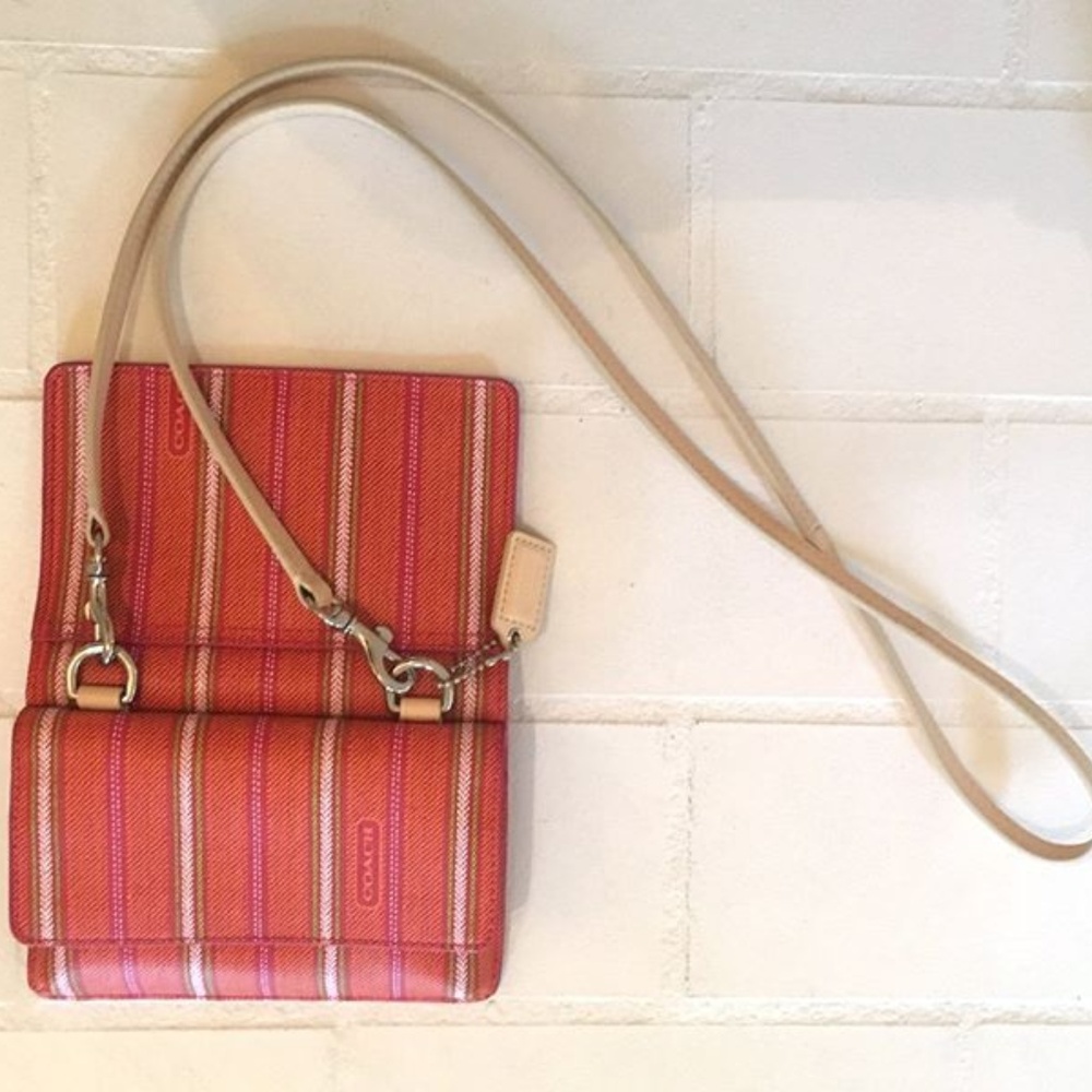 Coach 64630 Legacy Weekend Phone Wallet Crossbody